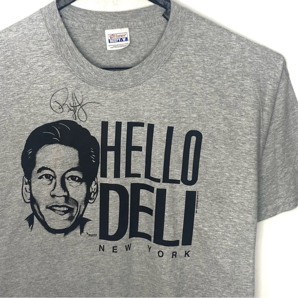 Vintage Shirts Vintage 995 Hello Deli Ny Rupert Jee Gray T Shirt